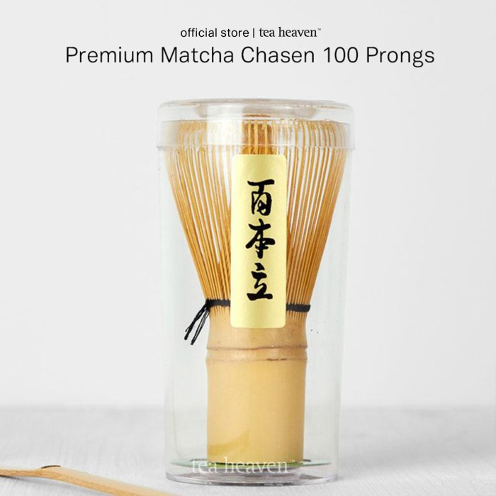 Matcha Whisk Chasen Premium Japanese Bamboo Tea Mixer 100 Prongs