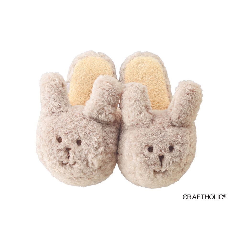 CRAFTHOLIC Slipper - Stuffed Craft Curly Ivory RAB | Shopee Singapore