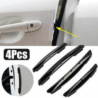 Hypersonic black car door edge guard trim molding crash scratch protector deals 4pcs