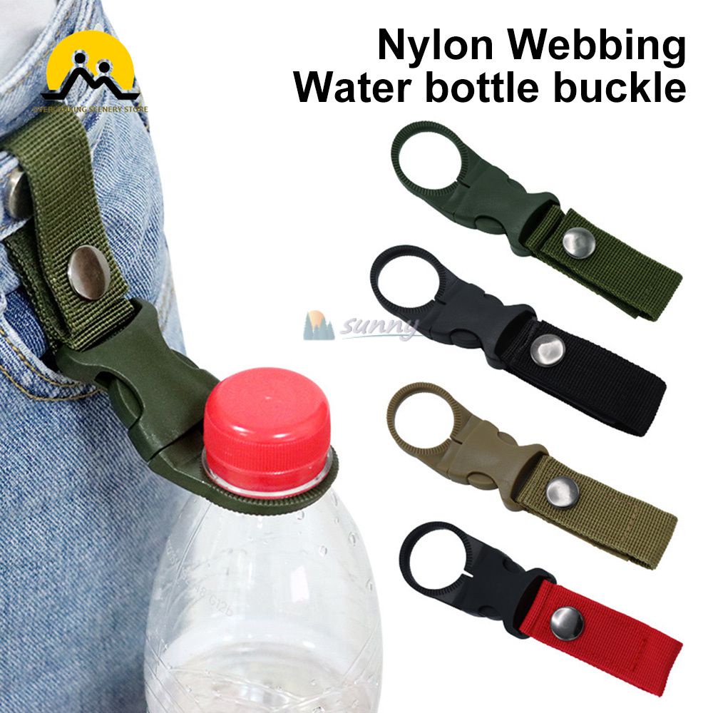 Water Bottle Holder Clip Backpack Buckle Carabiner Hooks Pikes Quick Draw Water Bottle Hanger
