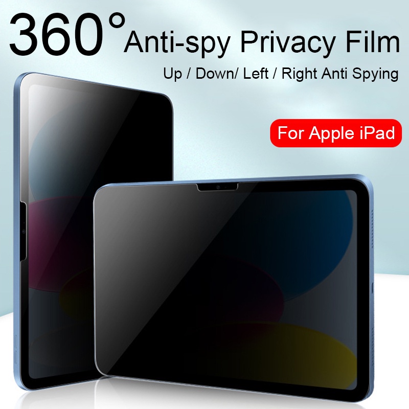 Horizontal Privacy Screen Protector Film For iPad 10.2 Pro 11 12.9 inch ...