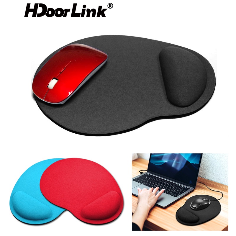 HdoorLink Wrist Mouse Pad Small Feet Computer Game Creative Solid Color ...