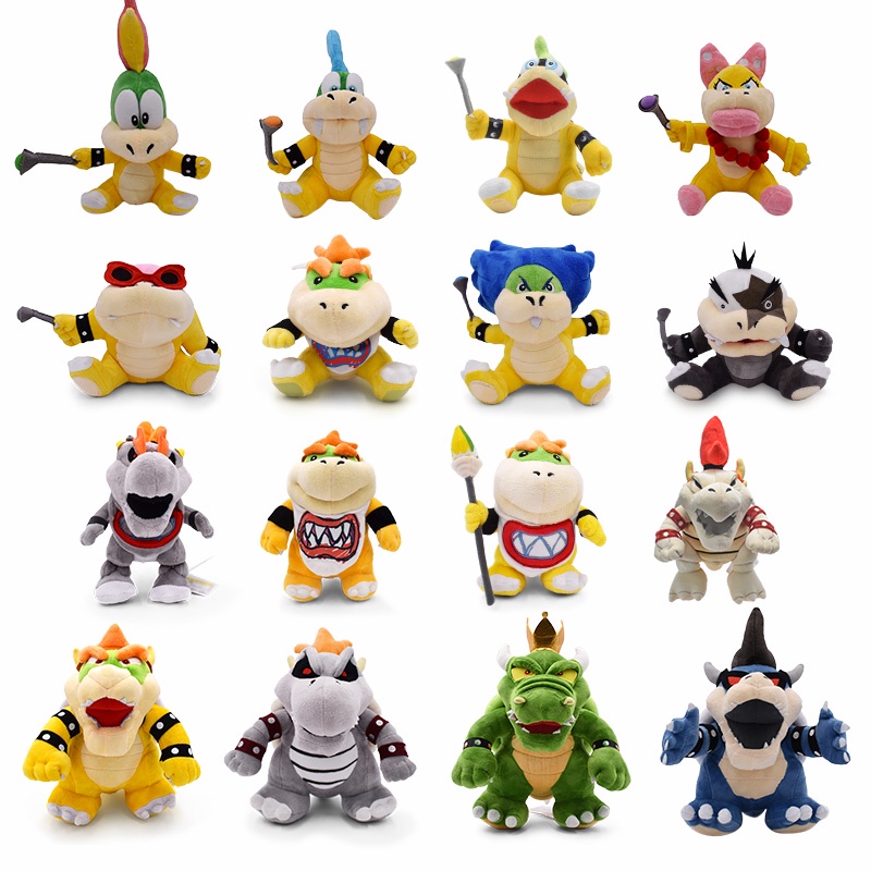 Japanese Anime Super Bros Bowser Koopa Koopalings JR Waluigi Wario ...