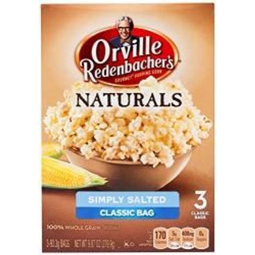 Orville Redenbachers Naturals Simply Salted Popcorn 90g Shopee Singapore 1966