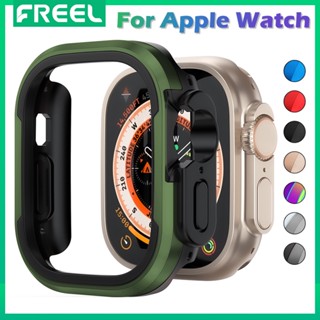Aluminum alloy Watchcase for apple watch ultra 49mm bumper case compatible series 8 7 45mm 41mm 40mm 44mm Accessories Cover frame Metal bezel for