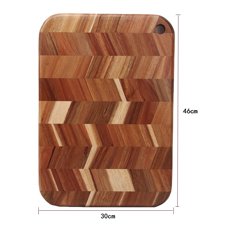 [Ready Stock Free Shipping] Solid Wood Cutting Board Acacia Wood Twill