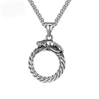 Vintage Thai Silver O Circle Chain Necklace - S925 Sterling Silver Silver Fine Chain Necklace for Men and Women, Available in 3.5mm, 4mm (45cm-80cm)
