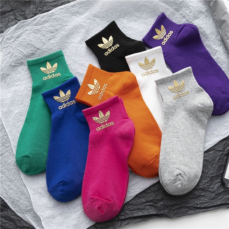 Colorful Fashion Sports Socks Short Tube Cotton Socks College Style Stockings