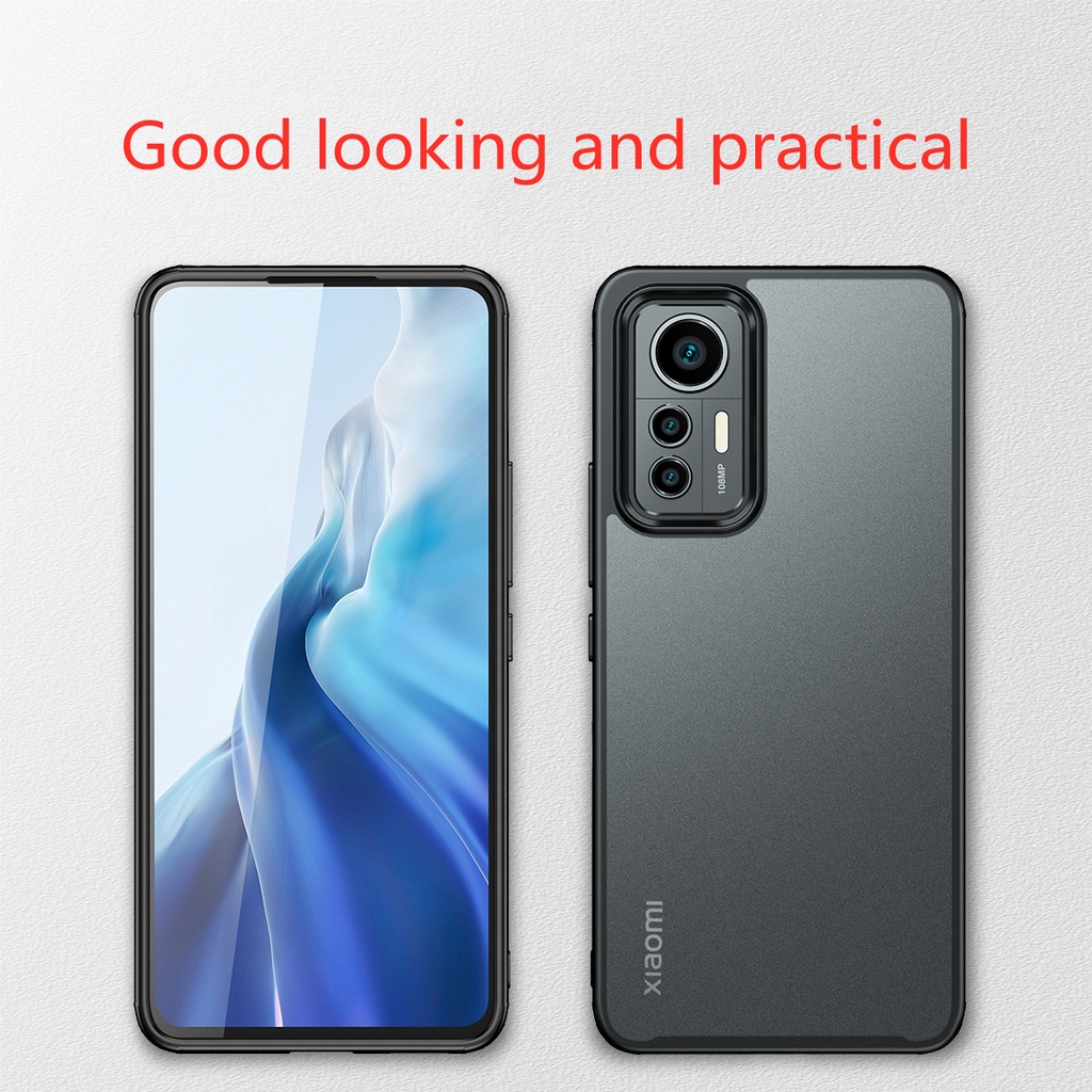 Xiaomi 12T Case Airbag Matte Clear Designed for mi 10T 11T PRO 11 Lite 12 Ultra 13 Case Non-Yellowing Drop Protection Casing