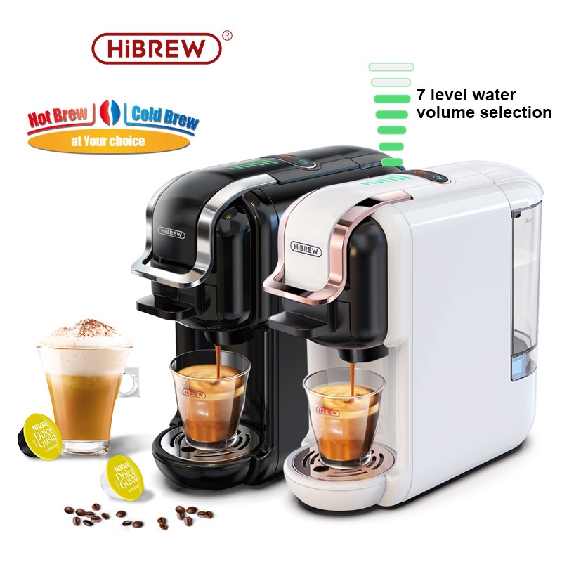 CAFELFFE 5-in-1 Capsule Coffee Machine Hot and Cold Espresso