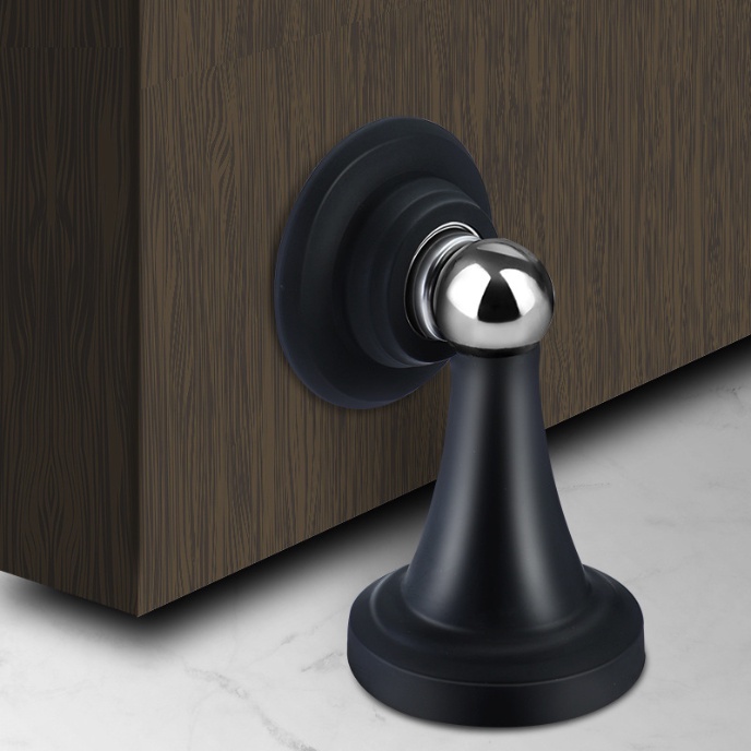 Door Stopper Silicone Door Stop Holder Wall Mount DamageFree