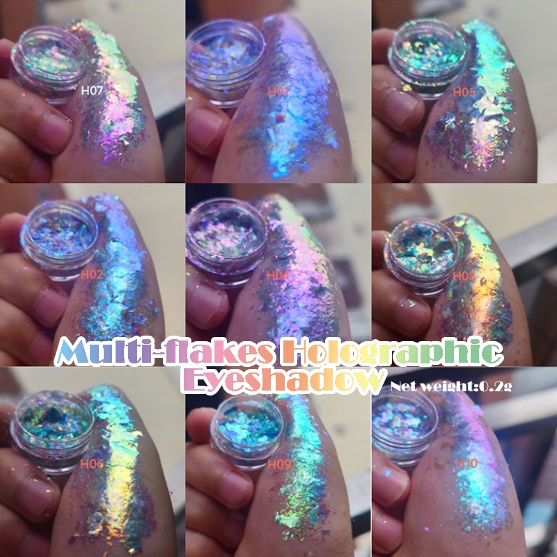 Nail Glitter Flakes Chameleon Pigment Manicure Nail Powder