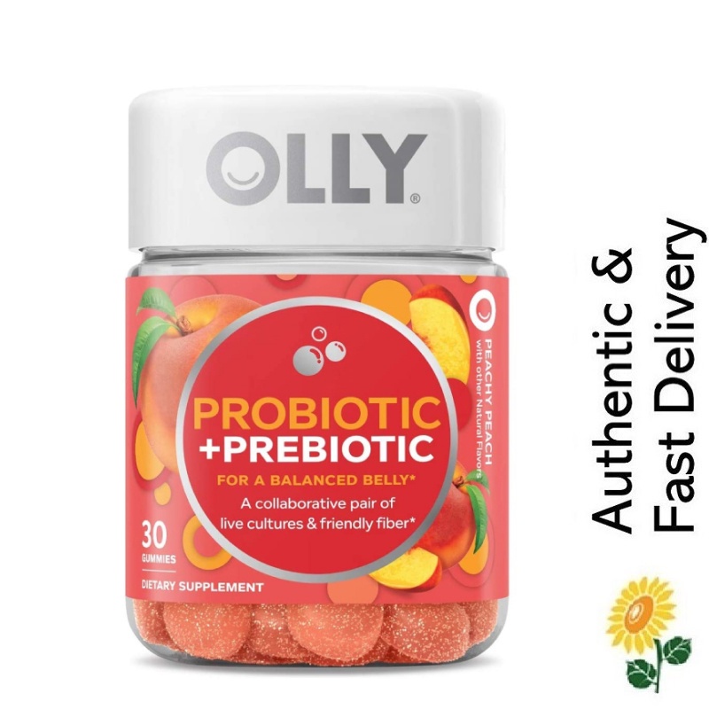 [SG] OLLY Probiotic + Prebiotic Gummy, Digestive Support and Gut Health