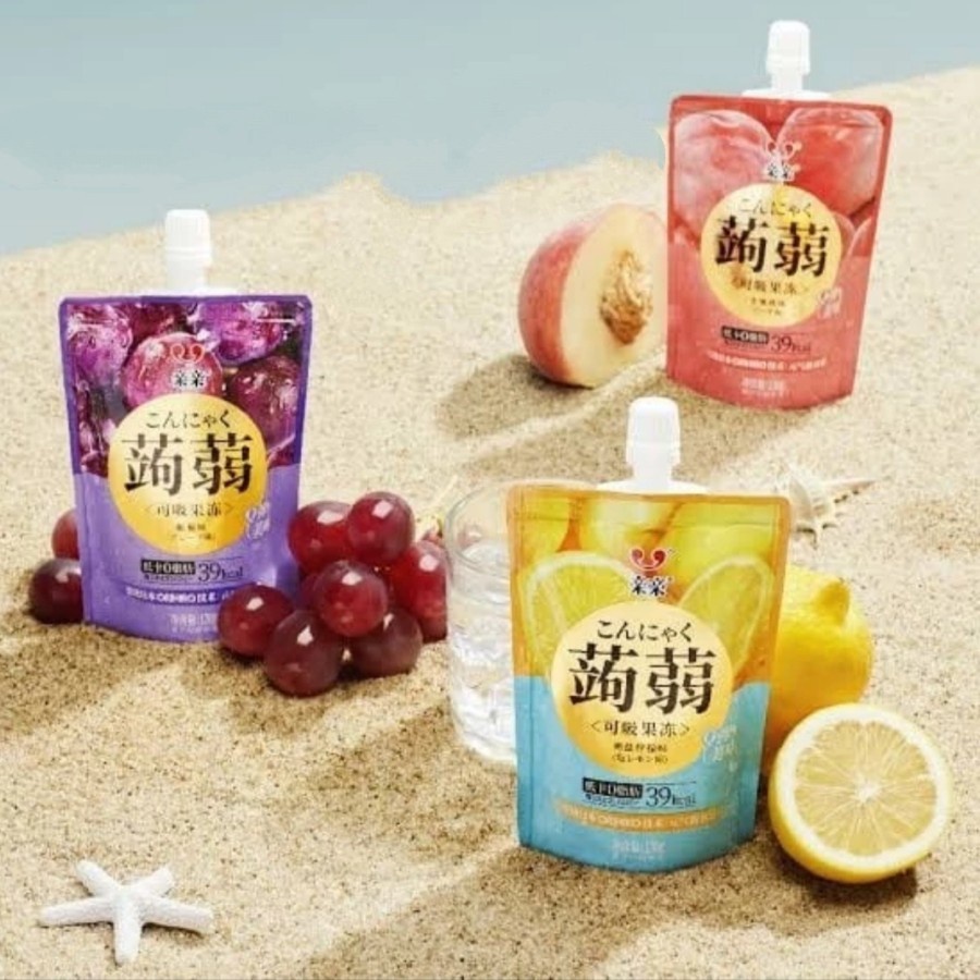 Qin Qin Qin Fruit Jelly Drink 130g/Konyaku Konjac Fruit Jelly Drink