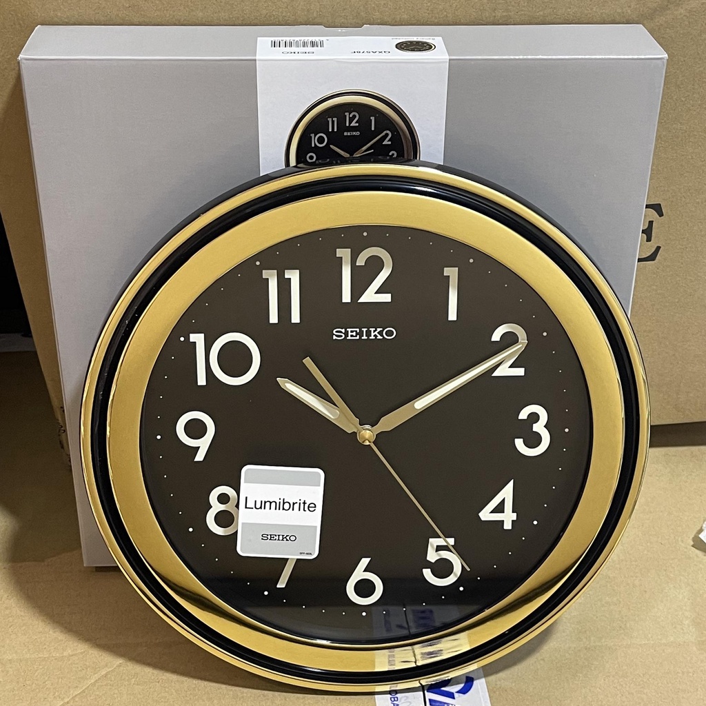 [Original] Seiko QXA578F Lumibrite Luminous Standard Analog Wall Clock