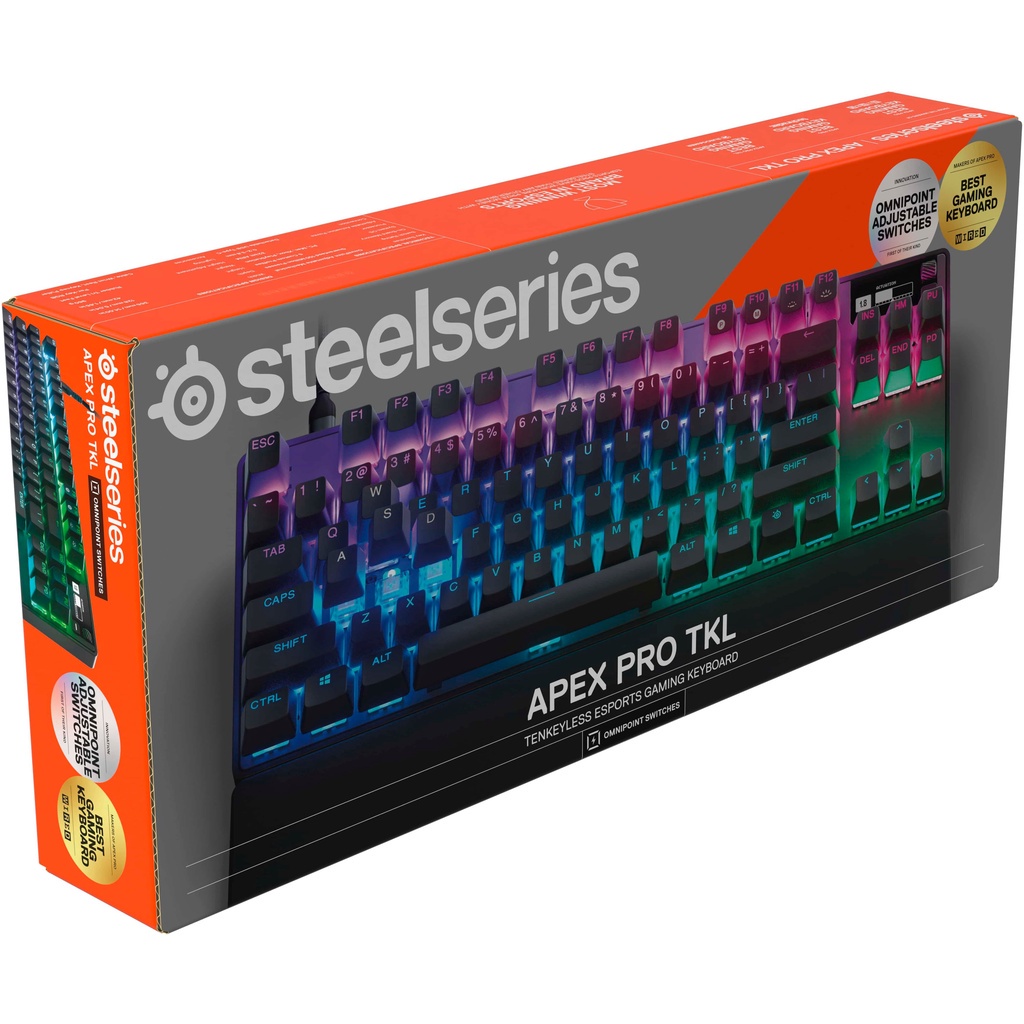 SteelSeries - Apex Pro good TKL Wired Mechanical OmniPoint Keyboard