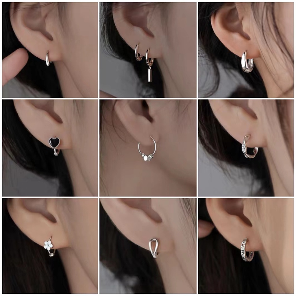 Pure silver earrings on sale online