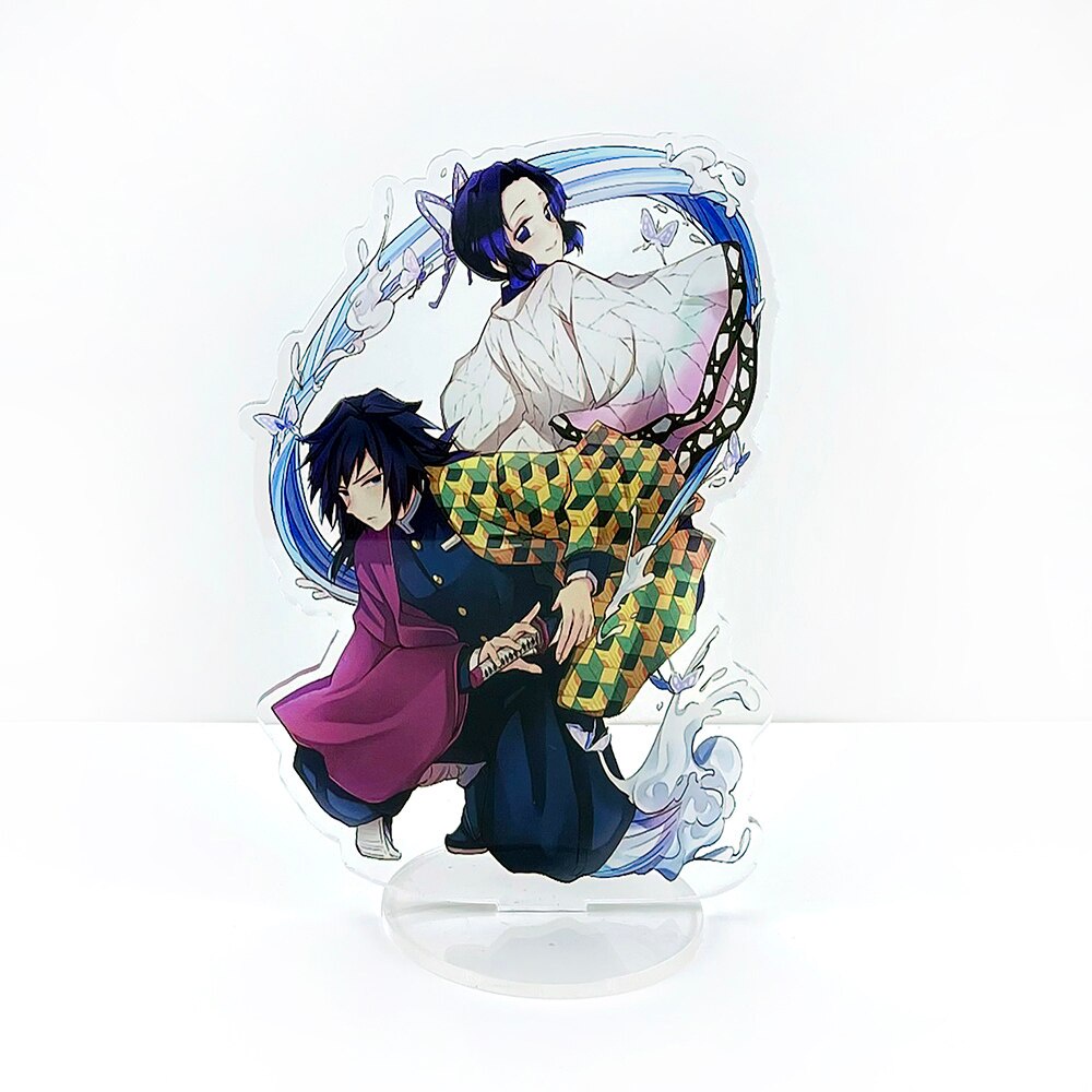 Demon Slayer Kimetsu No Yaiba Kochou Shinobu Tomioka Giyuu Couple Acrylic Stand Figure Model