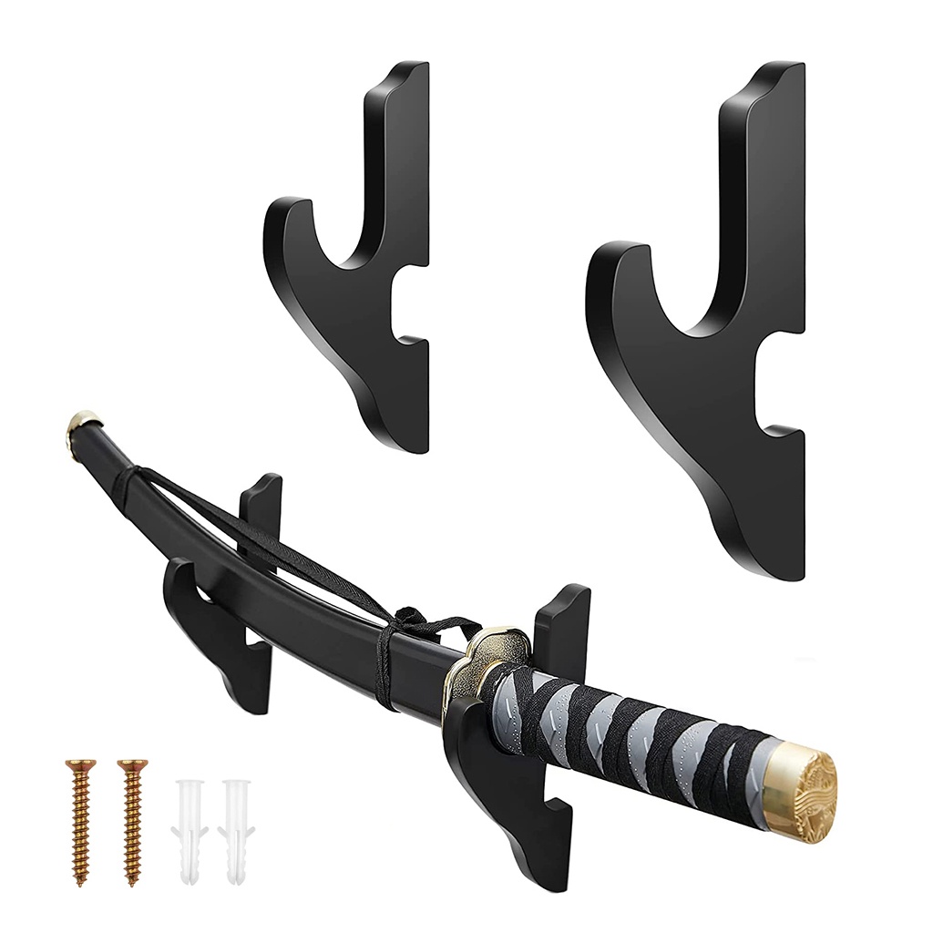 Eforlife Samurai Schwert Halter - 2er Set Wandhalterung Für Katana