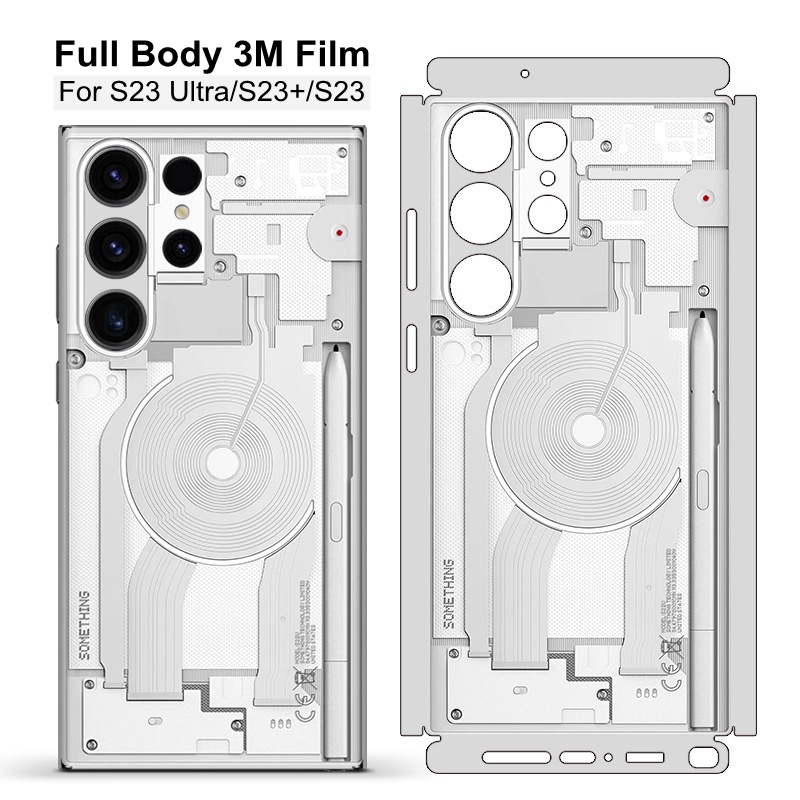 Full Cover 3M Film for Samsung Galaxy S23 Ultra Anti-Scratch Sticker Back Case for Galaxy S22 Ultra S23+ Plus