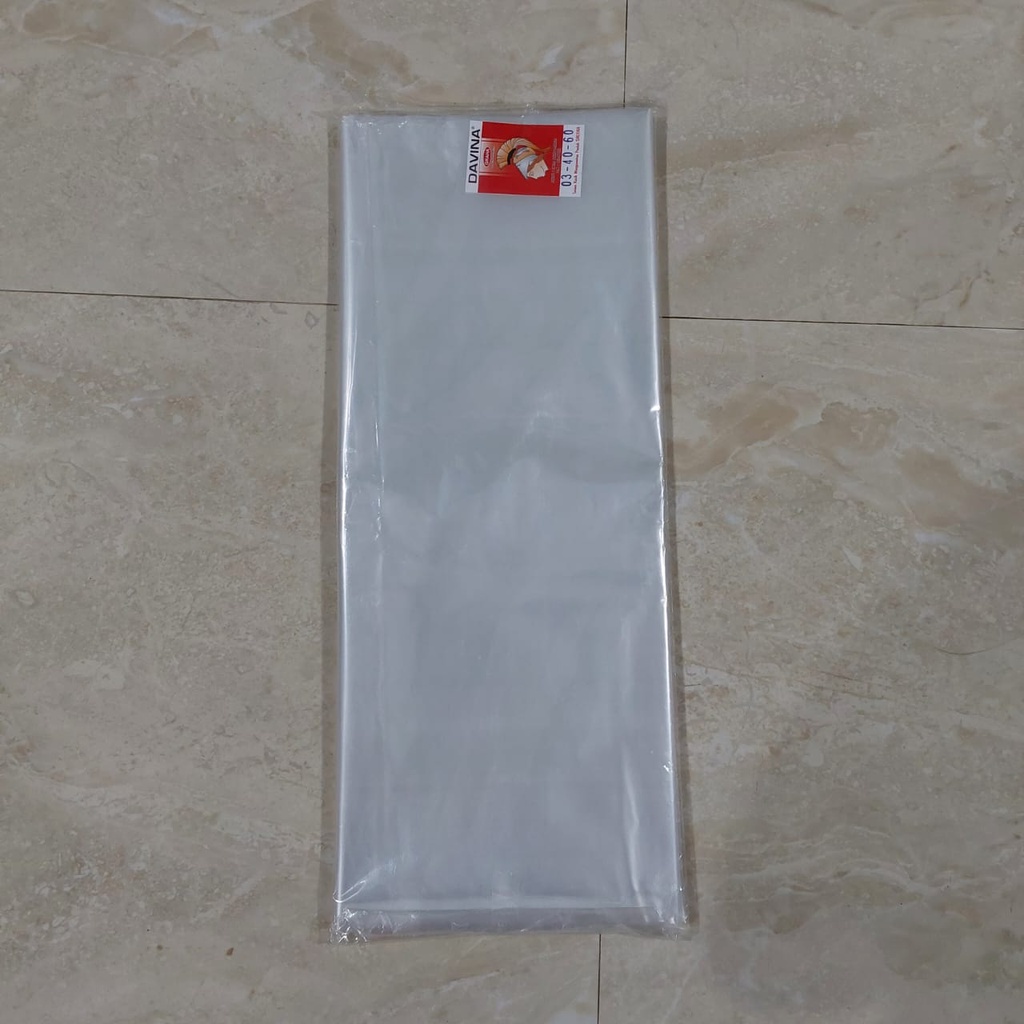 Large Pp Clear Plastic Laundry Bag 40X60 cm Thick 0.3mm Laundry Plastic