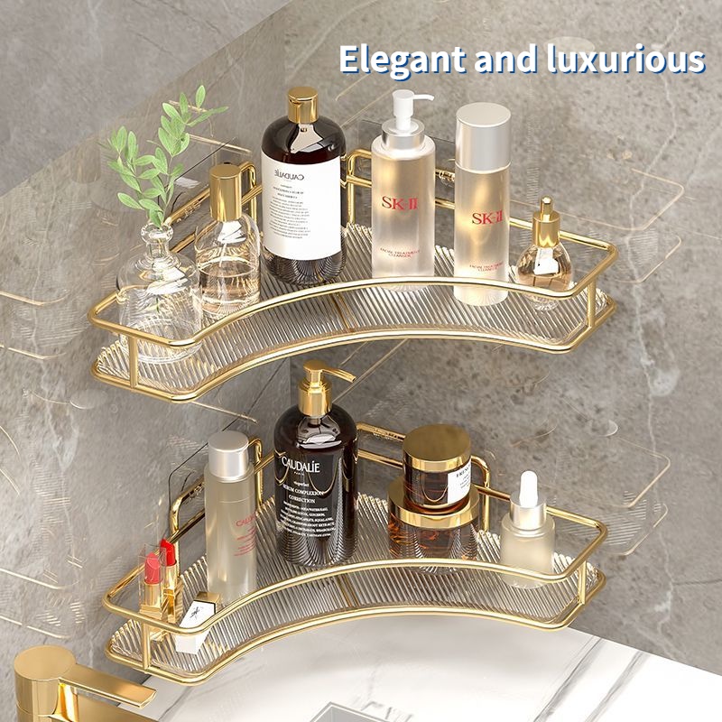 KONG Acrylic Bathroom Organizer Shampoo Holder Wallmounted Acrylic