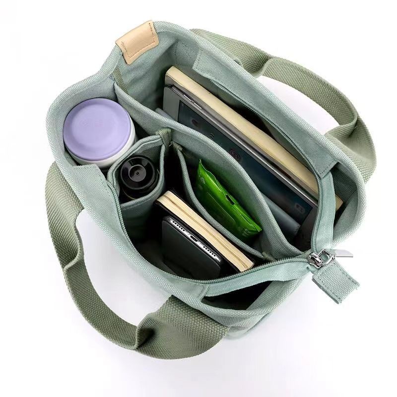 Japanese Canvas Tote Bag Crossbody Bag For Women Commuter's Sling