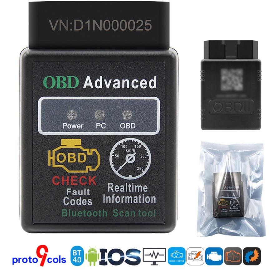 Hh Obd V Bt Car Scanner Protocol Elm Support Android Apple