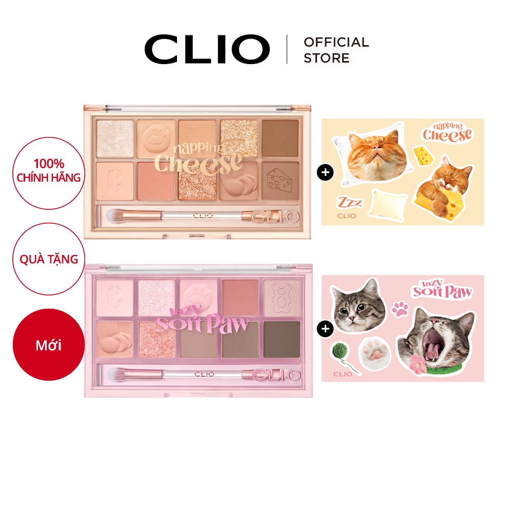 [CLIO] Pro Eye Palette Advanced 6g (10-pan Palette, Matte & Shimmer ...