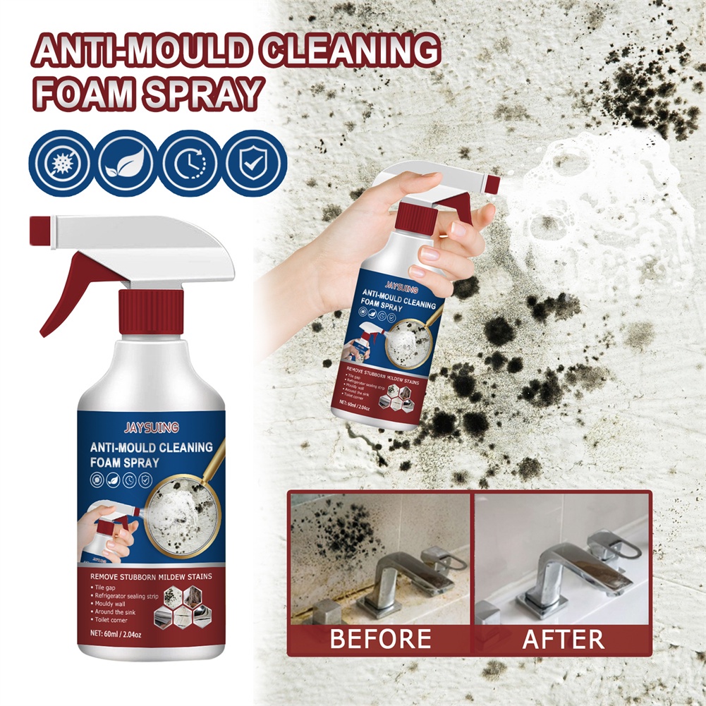 Jaysuing 60ml Household mold removing foam spray joint wall ceiling ...