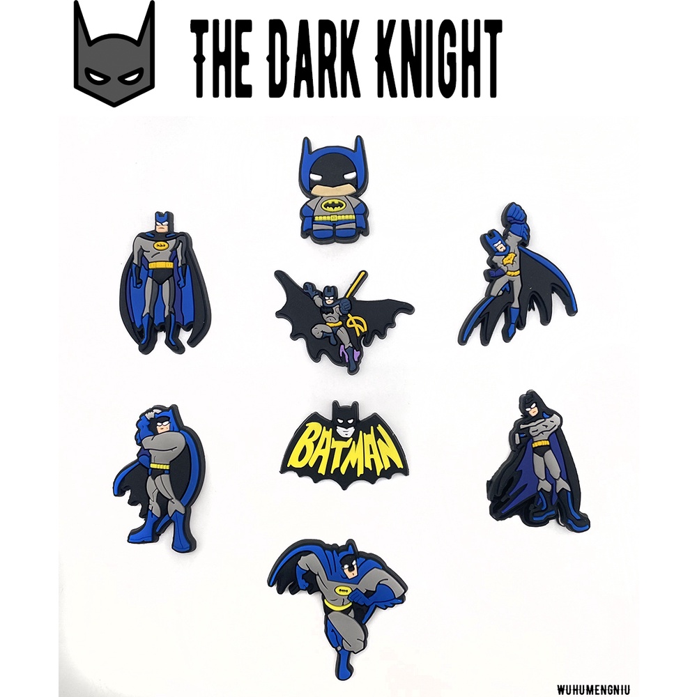 DC Superhero Jibbitz Batman Crocs Pins Slippers Kids Shoes Gift