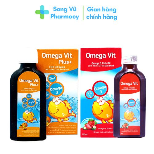 Omega Vit / Omega Vit Plus Supplement Omega 3, Vitamins And Minerals