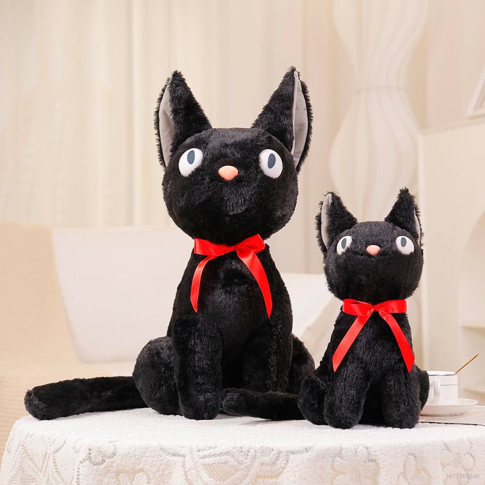 Brad Kikis Delivery Service Jiji Plush Toys Black Cat Stuffed Dolls Gift For Kids Home Decor Throw Pillow Cushion Shopee Singapore