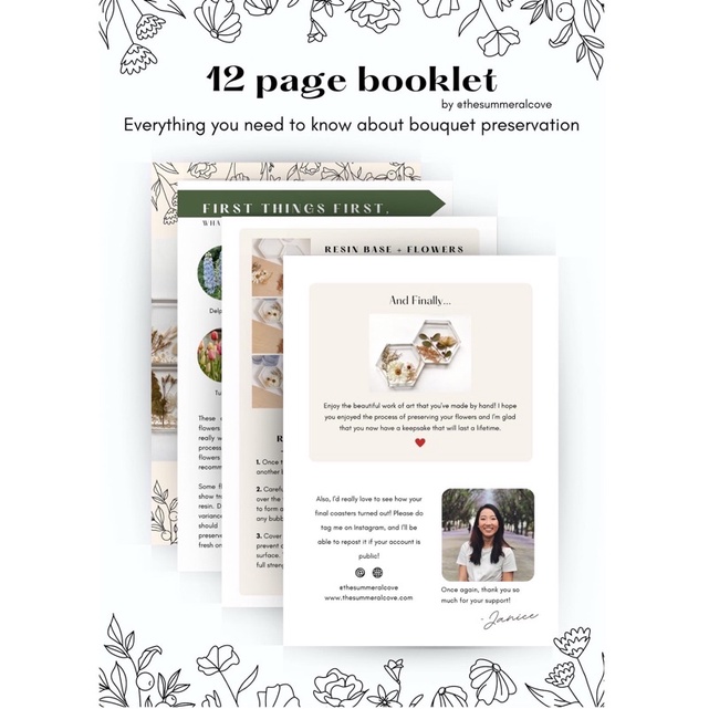 Flower Preservation Guide Book How to preserve your flowers using