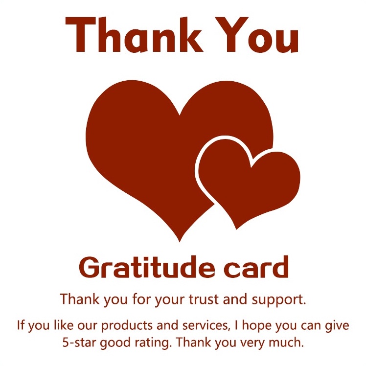 Thank You Card/After-sales Service Card | Shopee Singapore