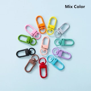 10pcs Colorful Plastic Lobster Clasp Hooks Clips Connectors for Jewelry  Making DIY Christmas Gift Mask Chain Accessories