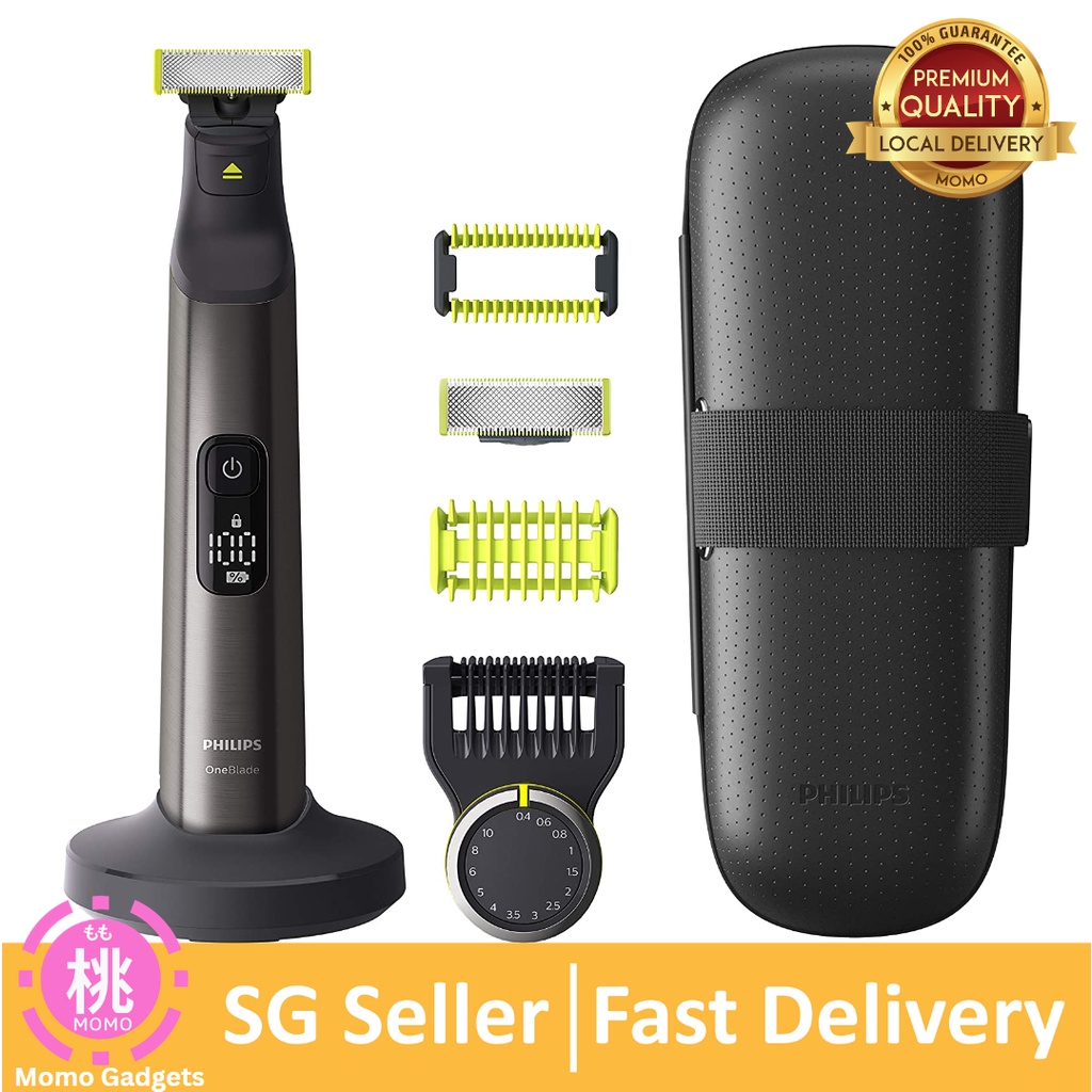 Philips OneBlade Pro QP6650/30, 3 tools in 1 Face Shaver, Beard and