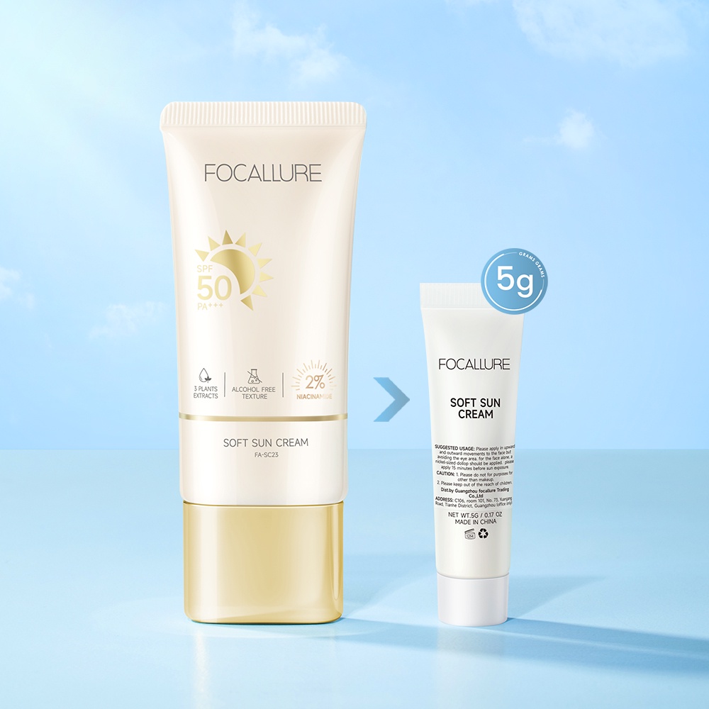 FOCALLURE Sunscreen 4in1 Intensive Defense Sunscreen Gel SPF50PA+++ 2