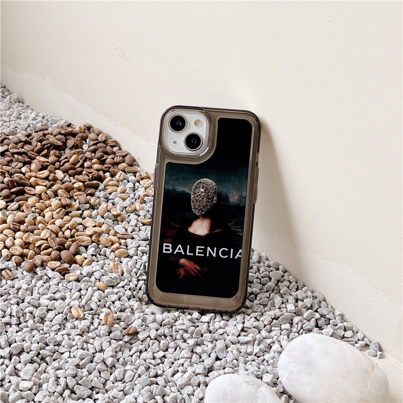 Balenciaga Cash IPhone 12 Original Black Leather 2025