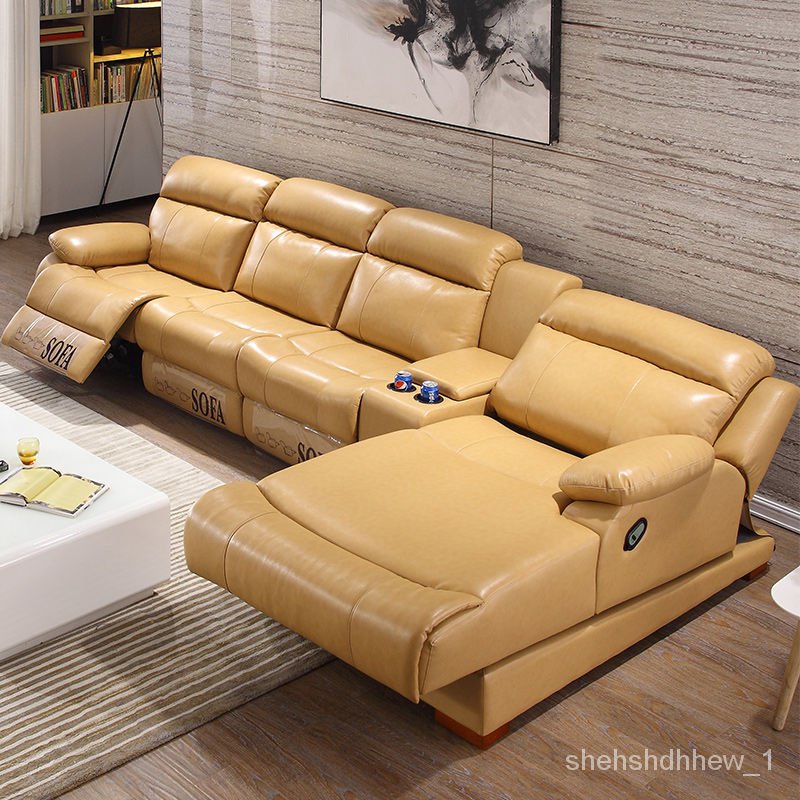 🚢[NEW PRODUCT]🚢Chivas First Class Sofa Small Apartment HighEnd Leather
