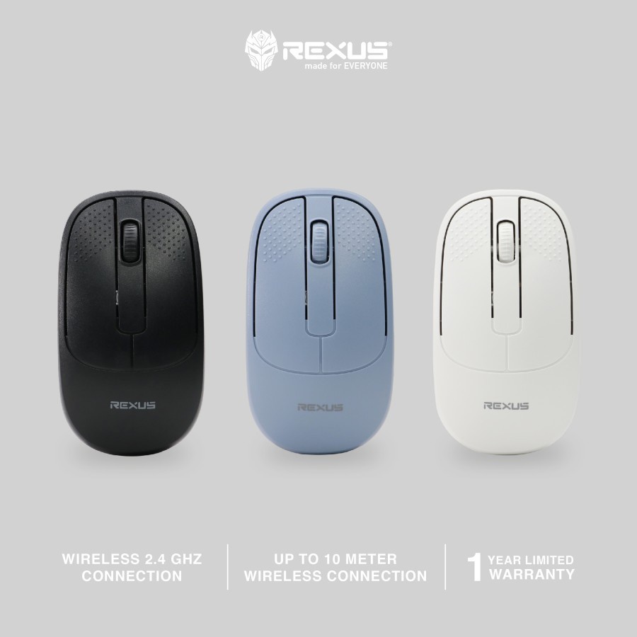 Rexus Q5 / Q-5 Mouse Office Wireless 2,4Ghz Garansi Resmi - Gambar 3