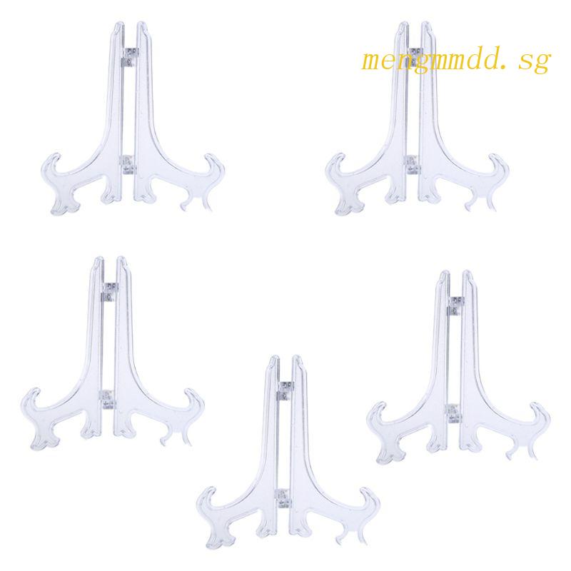 MENGT Folding Plastic Plate Holders Picture Frame Display Dish Rack Height 12cm New Shopee
