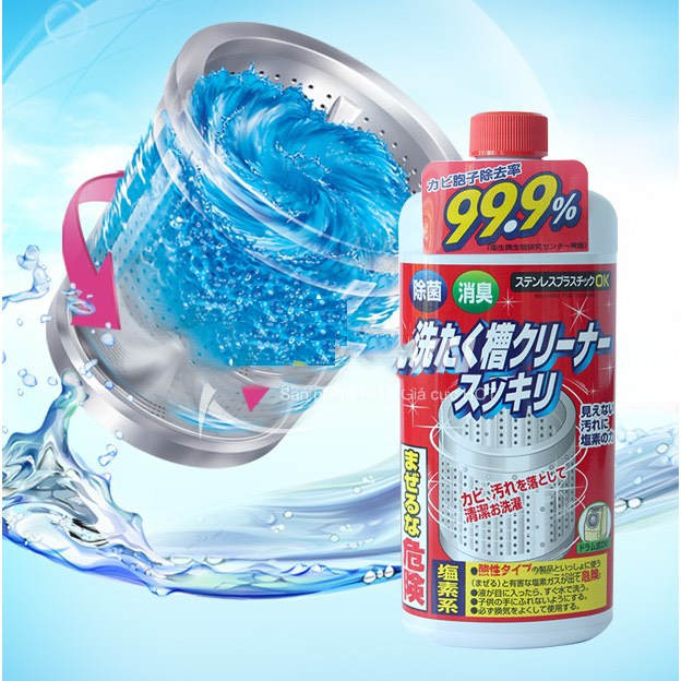 Japanese Washing Machine Drum Cleaner 99.9 550gr New Large Bottle