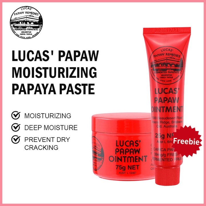 Lucas' Papaw Ointment Antibacterial Ointment lip Balm Burn Ointment
