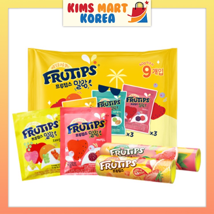 Nestle Korean Frutips Gummy Jelly Sweet & Sour Fruit Original, Lychee