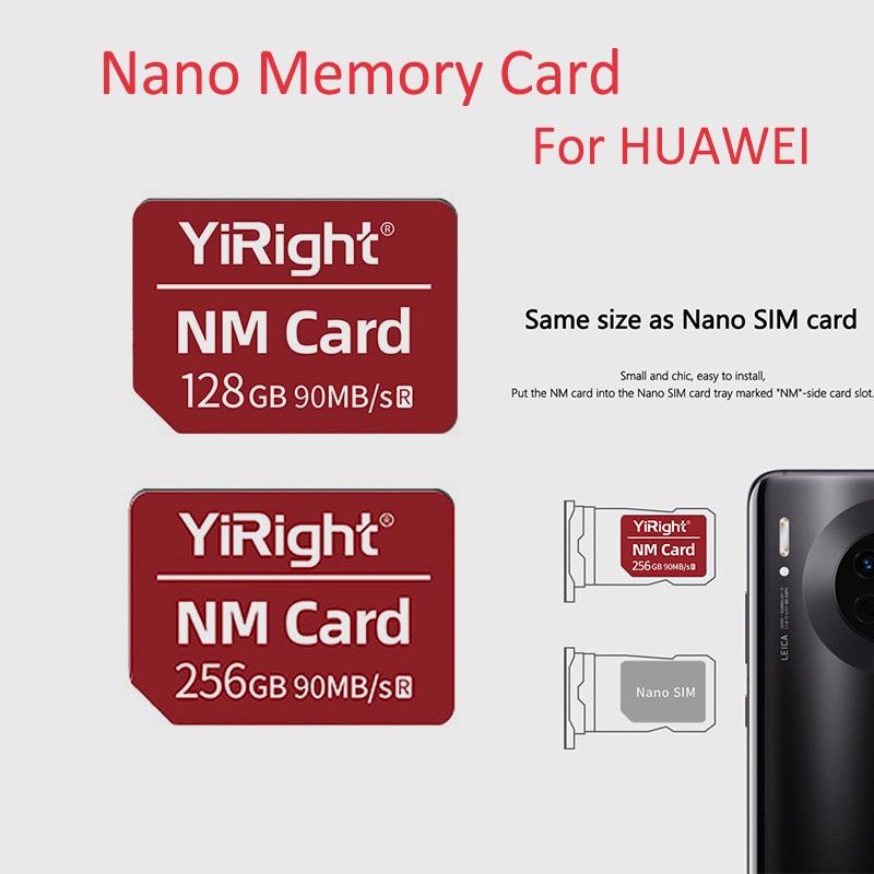 NM Card For Huawei P50 Pro/P40 Pro/P30 Pro/Mate 40 Pro+/Nova 7  SE/MatePad/Honor Nano Memory Card 256G