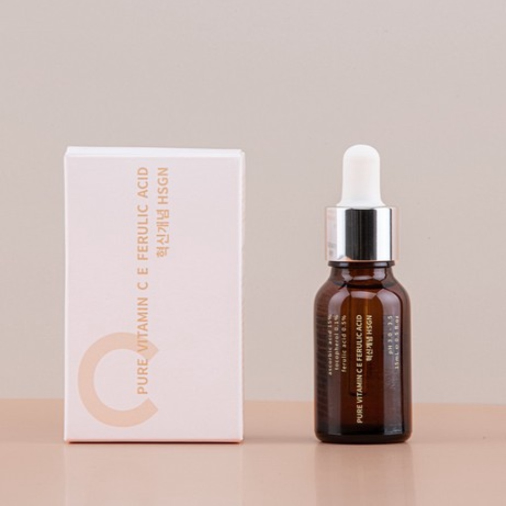 HSGN Innovative Concept 15 Pure Vitamin C E Ferulic Acid Serum Ampoule