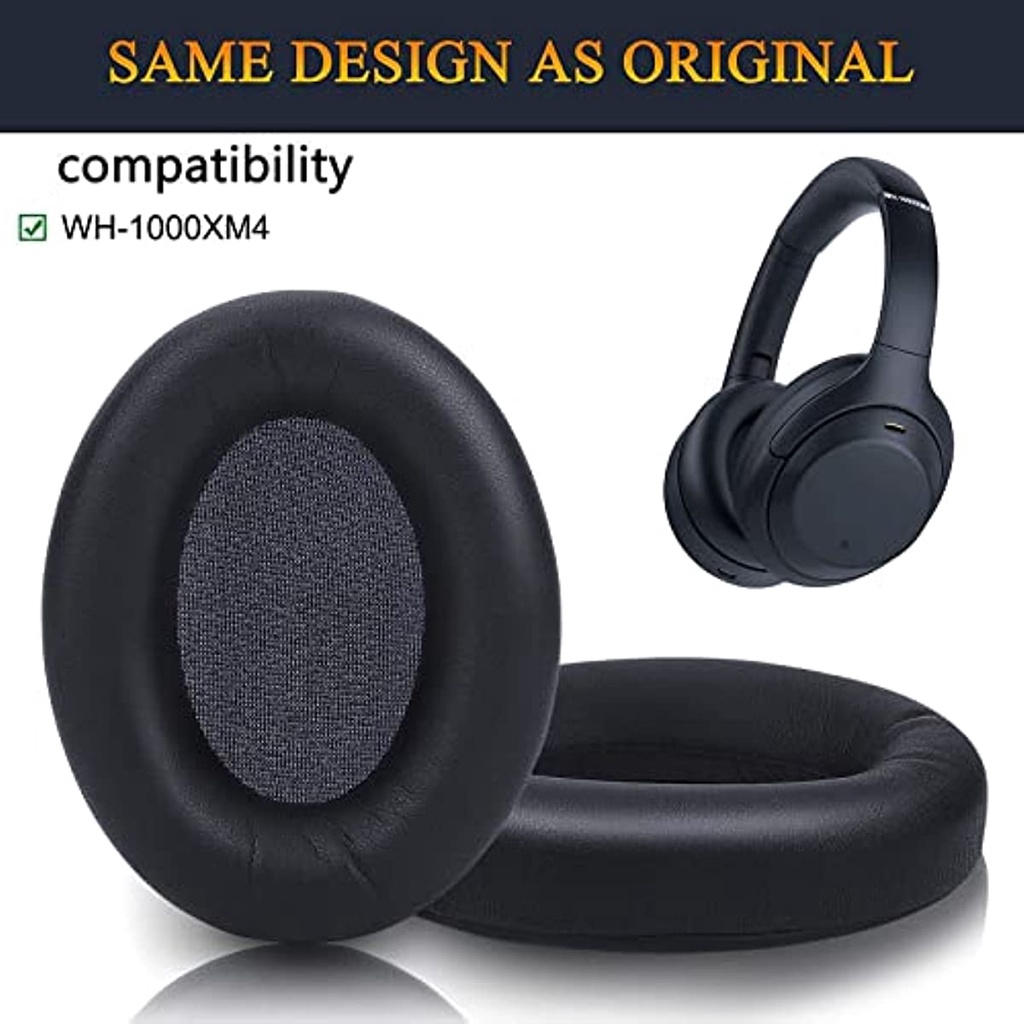 WH-1000XM4 Ear Cushions Replacement Noise Isolation Ear Pads