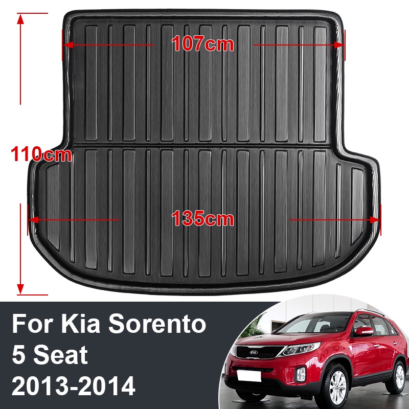 Cargo Mat Boot Liner Rear Trunk Tray Floor For KIA Sorento 2013 2014 5