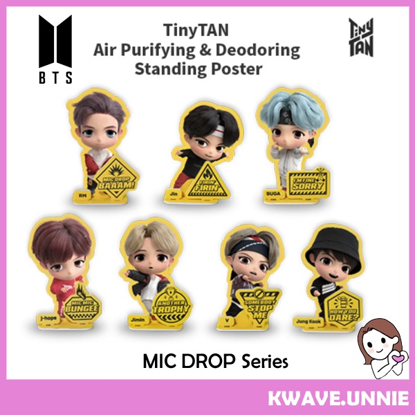 Bts X Tinytan Air Purifying Standing Poster Mic Drop Series